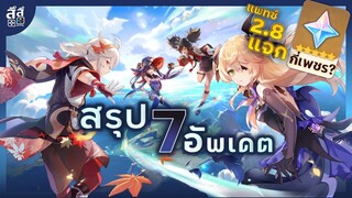 Genshin Impact ✦ สรุป 7 อัพเดต 2.8 Heizou Sumeru ! แจก กี่ Primogems !?