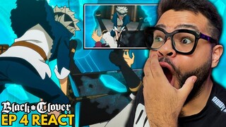 ASTA VS SEKKE! ASSISTINDO BLACK CLOVER PELA PRIMEIRA VEZ! Episódio 4 REACT