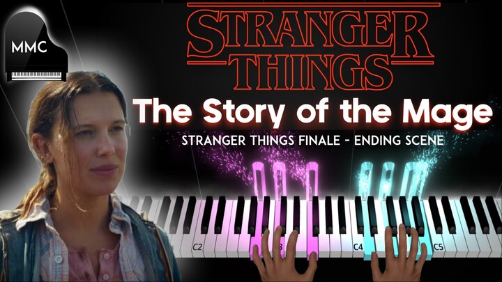 Stranger Things Season 5 END SCENE (Story of the Mage) piano cover / tutorial + sheet (REIMAGINED)