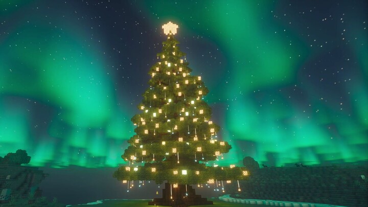 Snow Golem Under the Christmas Tree