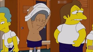 The Simpsons: Rohmer becomes an elderly man, Bart, and the bully leader in one night