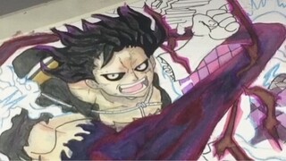 One piece Luffy gear fourth snakeman 🐍🌫