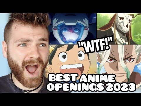 First Time Reacting to "The Best ANIME Openings Of 2023" | New Anime Fan!
