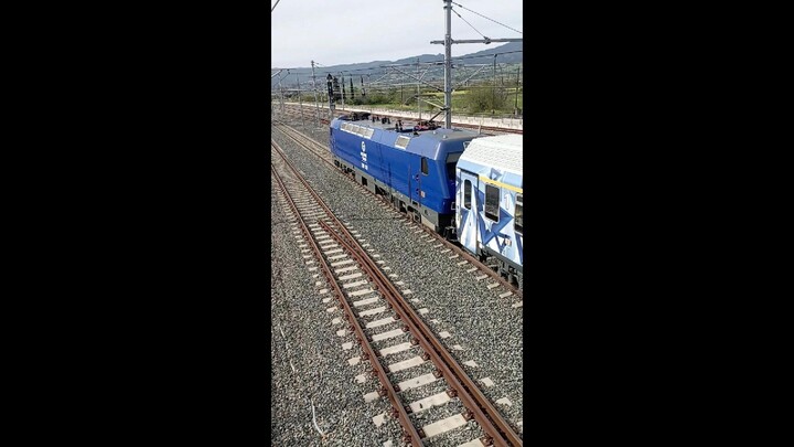 21/4/2025 Hellenic Train Class 120 Hellas Sprinter | IC54 & IC55 Services at R.S. Tithorea