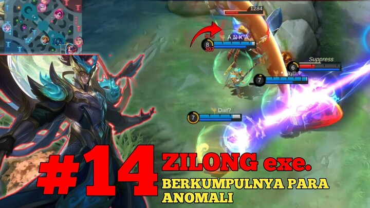 GAMEPLAY||14. ZILONG exe. (perkumpulan para system hitam)