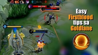 Easy Firstblood tips sa Goldlane - mlbb bruno