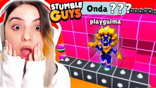 GANHEI a NOVA MELHOR SKIN MITICA pra BATER o RECORDE no BLOCKDASH INFINITO no STUMBLE GUYS...