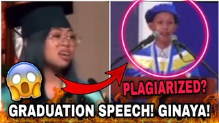 GRADUATION SPEECH! GINAYA NGA BA? PANOORIN!