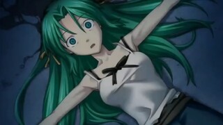 The true ending of Higurashi's original work, Memei: Shion's awakening at the end of her life