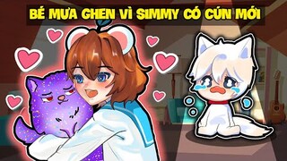 Bé Mưa Khóc Nhè Khi Simmy Có Người Yêu Mới Cực Chảnh Trong Minecraft