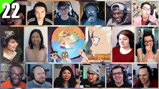 Dr. Stone Season 1 Episode 22 Reaction Mashup | ドクターストーン