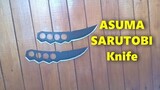 How to make a ASUMA SARUTOBI Knife out of cardboard (Asuma's Chakra Blades)