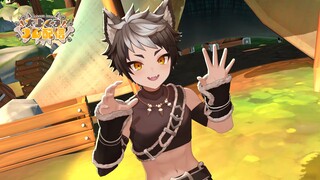 超活泼！野生的腹肌小狼少年！【大上くる3D】