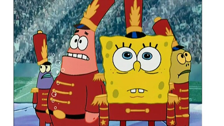 Spongebob menyanyikan Butter-Fly dan menangis