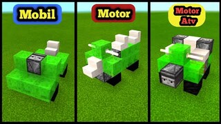 3 Kendaraan Berjalan Minecraft