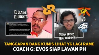 Tanggapan Bang Kumis Bahas yang Lagi Rame ! Coach EVOS Strate (G): EVOS Siap Lawan PH !