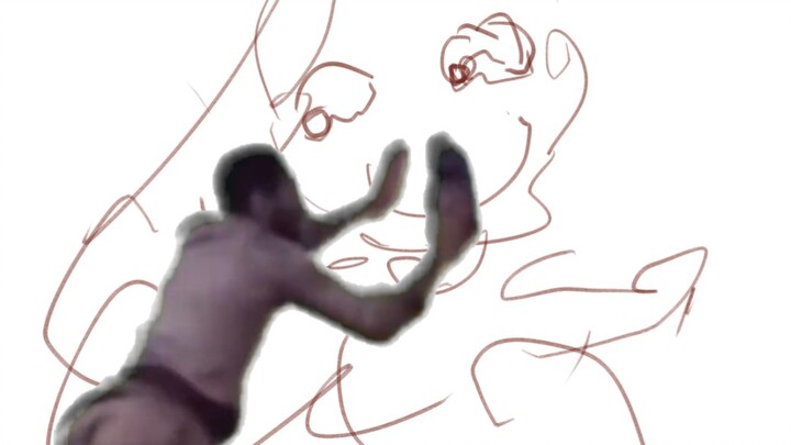 [Drawing] Awake in a Swimsuit, But as Super Slipper Man