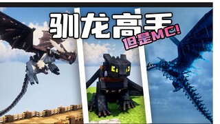 【驯龙高手模组介绍】无牙仔在MC！在世界各处相遇飞龙吧!