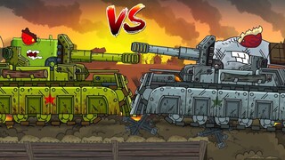 [แอนิเมชันรถถัง] KV-35 VS King Tiger-35 [1080P]