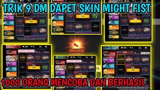 CUMA 9 DM💎 CARA CURANG DAPAT SKIN MIGHT FIST SAITAMA FF