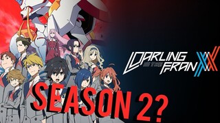 darling in the franxx season 2 news