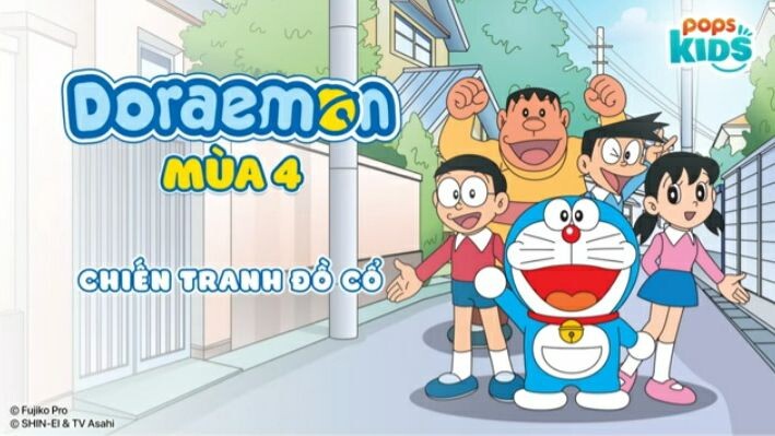 [S4] DORAEMON- TẬP 201 - CHIẾN TRANH ĐỒ CỔ, NGỌN ĐÈN MA TRƠI - HOẠT HÌNH TIẾNG VIỆT
