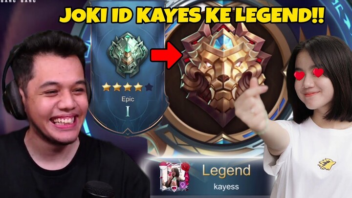 Seharian JOKIIN ID KAYES Balik Ke LEGEND Lagi!! Kita Bikin KAYES SENENG Dulu CUY!! - Mobile Legends