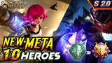 10 META HEROES MOBILE LEGENDS 2021 - SEASON 20 | Mobile Legends Tier List
