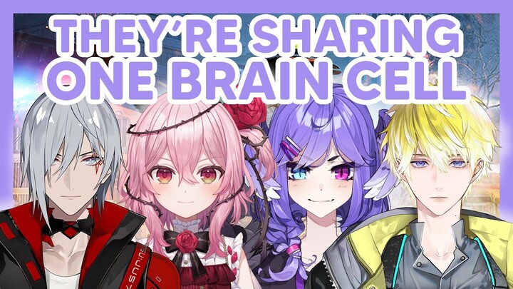 Selen, Fulgur, Rosemi, and Sonny sharing one brain cell 【NIJISANJI EN】