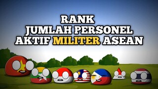 Rank Jumlah personel aktif militer asean