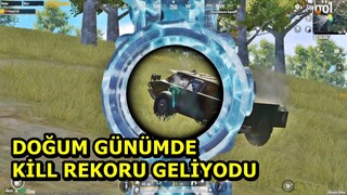 DOĞUM GÜNÜMDE KIIL REKORU GELİYORDU ! SOLO SQUAD PUBG MOBİLE