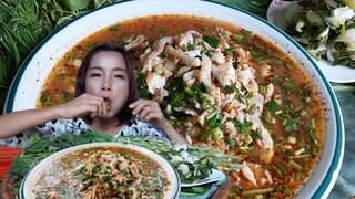 กินลาบซอยปลาทับทิม ซดๆแซ่บนัว ผักหลายๆคือเก่า19/พ.ค/64
