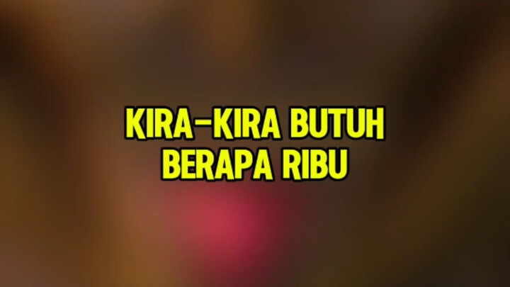 Kira kira butuh berapa COA#WarTrakcil @gopayindonesia