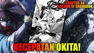 Review Chapter 88 Record Of Ragnarok - Kecepatan Okita Souji Berhasil Menghancurkan Tangan Susano'o?