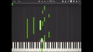 Gone  - Jim Chappell | synthesia tutorial
