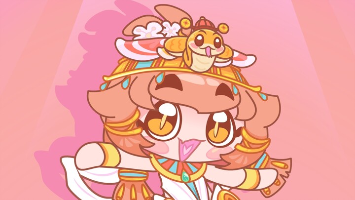 Snake-chan, my hometown friend who's in charge of New Year greetings: Happy New Year to you~!