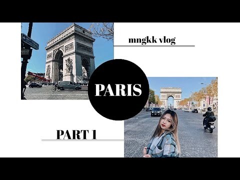 ONE WEEK IN PARIS 🇫🇷 | 📍Paris vlog ( part 1) | Du học Pháp| Mngkk vlog