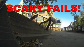 TOP 7 COFFIN DANCE MEME SCARY SKATEBOARD FAILS!