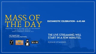 October 31, 2020 Memorial of the Blessed Virgin Mary on Saturday- Live Mass