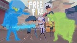 animation free fire - melawan 3 legenda rampage terkuat - animasi ff terbaru