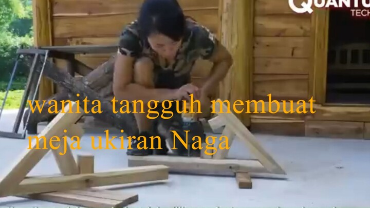 wanita tangguh membangun rumah di tengah hutan part 3