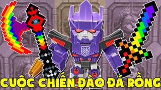 MINI GAME : CUỘC CHIẾN ĐÀO ĐÁ RỒNG ** THANH KIẾM CẦU VỒNG SIÊU VIP CỦA NOOB TRONG MINI WORLD