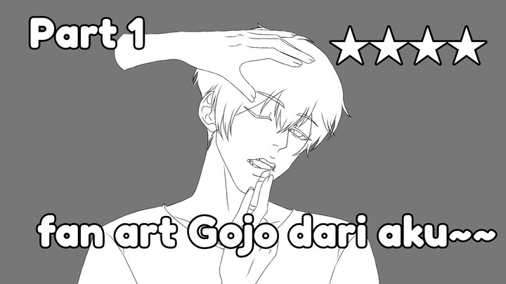 aku gambar Gojo Satoru dari Jujutsu kaisen??!