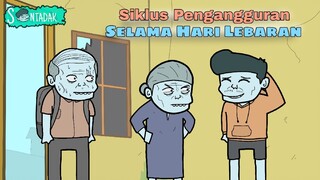 Siklus Lebaran Pengangguran Dari Tahun Ke Tahun (Animasi Sentadak Idul Fitri)