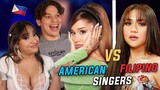 Waleska & Efra React to "Americans VS Filipino Singers HIGH NOTES LIVE"