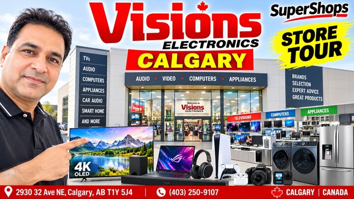 I Walked Into Visions Electronics Calgary… Look What They Sell!