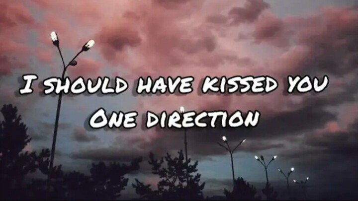 One Direction - Na Na Na/I Should've Kissed You (Lyrics)