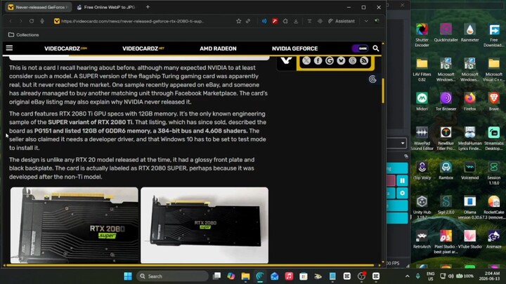 Never released GeForce RTX 2080 “Ti SUPER” GPU