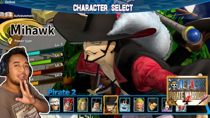 MIHAWK GAMEPLAY - ONE PIECE PIRATE WARRIORS 4 INDONESIA
