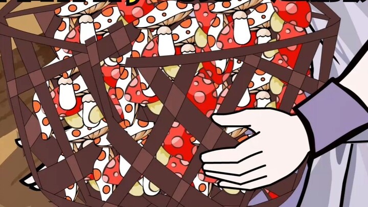 Episode 10 of "Leaving a Girl on a Deserted Island", red umbrellas and white poles, lie down togethe